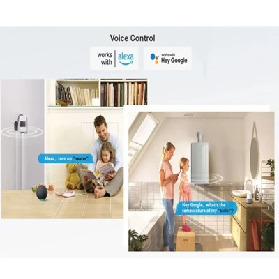 SONOFF smart διακόπτης ελέγχου θερμοκρασίας/υγρασίας THR320D WiFi 20A με φωνητικό έλεγχο, συμβατό με Amazon Alexa & Google Assistant