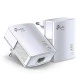 TP-LINK Powerline Starter Kit TL-PA7017, AV1000 Gigabit Ver. 4.0 Powerline διπλό για ενσύρματη σύνδεση με Passthrough πρίζα & θύρα Gigabit Ethernet
