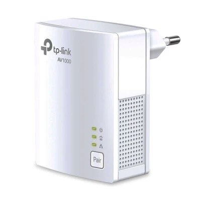 TP-LINK Powerline Starter Kit TL-PA7017, AV1000 Gigabit Ver. 4.0 Powerline διπλό για ενσύρματη σύνδεση με Passthrough πρίζα & θύρα Gigabit Ethernet