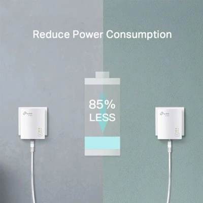 TP-LINK Powerline Starter Kit TL-PA7017, AV1000 Gigabit Ver. 4.0 Powerline διπλό για ενσύρματη σύνδεση με Passthrough πρίζα & θύρα Gigabit Ethernet