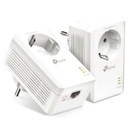 TP-LINK Powerline kit TL-PA7017P AV1000 Gigabit Ver. 4.0 διπλό για ενσύρματη σύνδεση με Passthrough πρίζα & θύρα Gigabit Ethernet