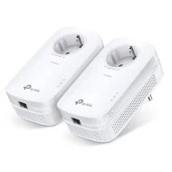 TP-LINK Passthrough Powerline Starter Kit TL-PA8010P AV1300 Ver: 3.0 διπλό για ενσύρματη σύνδεση με Passthrough πρίζα & θύρα Gigabit Ethernet