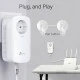 TP-LINK Passthrough Powerline Starter Kit TL-PA8010P AV1300 Ver: 3.0 διπλό για ενσύρματη σύνδεση με Passthrough πρίζα & θύρα Gigabit Ethernet