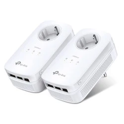 TP-LINK powerline TL-PA8030P kit passthrough AV1300 3x Gigabit Ver 3.0 για την επέκταση του σήματος 