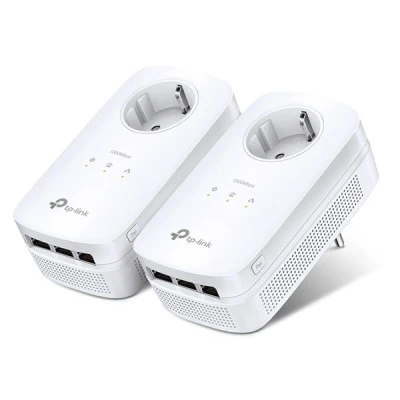 TP-LINK powerline TL-PA8030P kit passthrough AV1300 3x Gigabit Ver 3.0 για την επέκταση του σήματος 