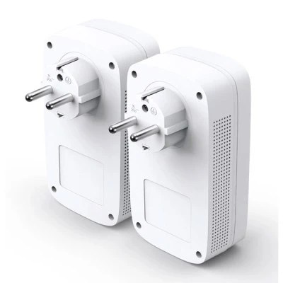 TP-LINK powerline TL-PA8030P kit passthrough AV1300 3x Gigabit Ver 3.0 για την επέκταση του σήματος 