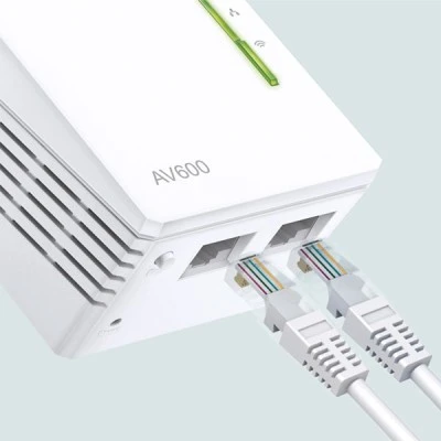 TP-LINK Wi-Fi Powerline Extender, AV600 300Mbps, Ver. 4.0 για ασύρματη σύνδεση Wi‑Fi 4 & 2 θύρες Ethernet