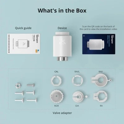 Smart SONOFF θερμοστατική βαλβίδα για καλοριφέρ TRVZB 6-28°C M30x1.5 48x76mm