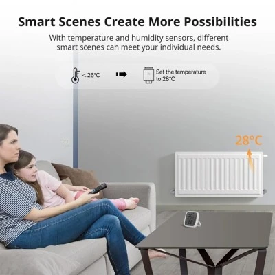 Smart SONOFF θερμοστατική βαλβίδα για καλοριφέρ TRVZB 6-28°C M30x1.5 48x76mm