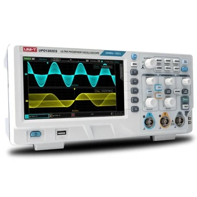 Ψηφιακός παλμογράφος πάγκου UNI-T UPO1202CS, 2 καναλιών 200MHz Ψηφιακός παλμογράφος πάγκου UNI-T UPO1202CS, 2 καναλιών 200MHz