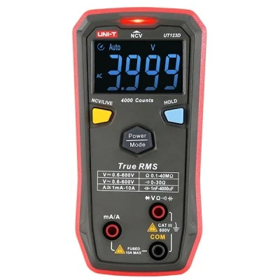 Ψηφιακό πολύμετρο UNI-T UT123D True RMS, NCV, AC/DC με ακουστική & οπτική ένδειξη