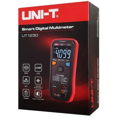 Ψηφιακό πολύμετρο UNI-T UT123D True RMS, NCV, AC/DC με ακουστική & οπτική ένδειξη
