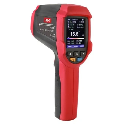 Θερμόμετρο υπερύθρων UNI-T UT305C+ με αισθητήρα K, μέτρηση απο -50 °C έως 2200 °C & αυτόματο κράτημα δεδομένων Θερμόμετρο υπερύθρων UNI-T UT305C+ με αισθητήρα K, μέτρηση απο -50 °C έως 2200 °C & αυτόματο κράτημα δεδομένων
