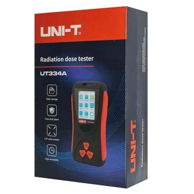 Ψηφιακός μετρητής ακτινοβολίας UNI-T UT334A, για ακτίνες β/γ/Χ με έγχρωμη οθόνη TFT 2.0" & αποθήκευση δεδομένων
