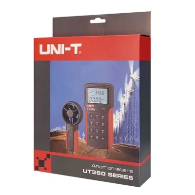 Ανεμόμετρο UNI-T  UT362 με LCD φωτιζόμενη οθόνη & 7 επιλέξιμες μονάδες