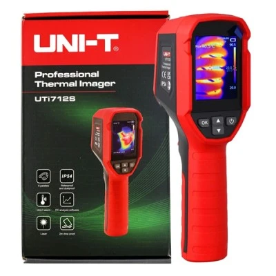 Συσκευή θερμικής απεικόνισης UNI-T UTi712S με εύρος μέτρησης θερμοκρασίας -20 °C έως 400 °C IP54