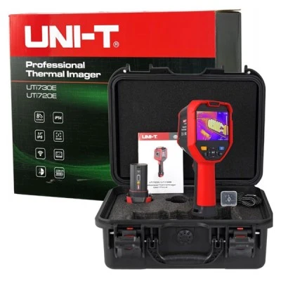 UNI-T συσκευή θερμικής απεικόνισης UTi720E Wi-Fi με οθόνη IPS 3.5" εύρος μέτρησης απο -20 έως 550 °C IP54 & αποσπώμενη μπαταρία