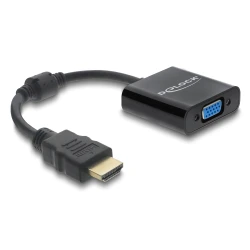 Αντάπτορας DELOCK HDMI σε VGA 61077, 1080p, μαύρος