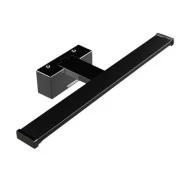 Led φωτιστικό επίτοιχο αλουμινίου 60cm 12W IP44 4000K ενδιάμεσο λευκό φως σε μαύρο χρώμα