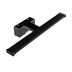 Led φωτιστικό επίτοιχο αλουμινίου 60cm 12W IP44 4000K ενδιάμεσο λευκό φως σε μαύρο χρώμα