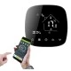 Smart WiFi θερμοστάτης αερίου BHT-001-GCLW χωνευτός μαύρος για ομοιόμορφο και άνετο έλεγχο θερμοκρασίας