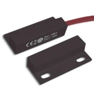 Μαγνητική επαφή ενσύρματη Aleph DS-1561 φλαντζωτή βιδωτή & αυτοκόλλητη άνοιγμα 2,54cm καφέ