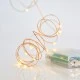 20 mini led λαμπάκια σε σειρά μπαταρίας θερμό φως IP20 με μπρονζέ καλώδιο χαλκού επεκτεινόμενα