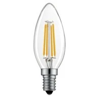 Λάμπα Led filament E14 κερί 6.5W 230V AC 6000k ψυχρό λευκό φως 850lumen δέσμης 360° 30000h