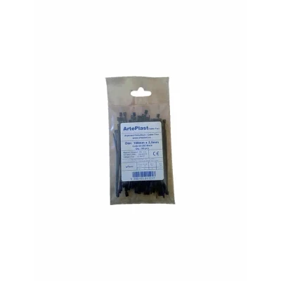 Δεματικά καλωδίων 250mm x 4.8mm σε μαύρο χρώμα