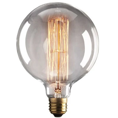 Λάμπα διακοσμητική Edison γλόμπος Ø125mm Ε27 40W 2200k θερμό λευκό ντιμαριζόμενη φως 140lm