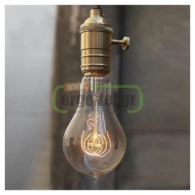 Λάμπα διακοσμητική Edison αχλάδι Ε27 40W 230V ντιμαριζόμενη 2200k θερμό λευκό φως 140lm Λάμπα διακοσμητική Edison αχλάδι Ε27 40W 230V ντιμαριζόμενη 2200k θερμό λευκό φως 140lm