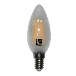 Διακοσμητική λάμπα led Ε14 ισχύος 4W 230V 5800k ψυχρό λευκό φως 440 lumen κερί C35 ματ