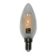 Διακοσμητική λάμπα led Ε14 ισχύος 4W 230V ντιμαριζόμενη 2800k θερμό λευκό φως 420 lumen κερί C35 ματ