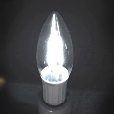 Διακοσμητική λάμπα led Ε14 4W 230V ντιμαριζόμενη 5800k ψυχρό λευκό φως 400 lumen κερί C35 διάφανο Διακοσμητική λάμπα led Ε14 4W 230V ντιμαριζόμενη 5800k ψυχρό λευκό φως 400 lumen κερί C35 διάφανο