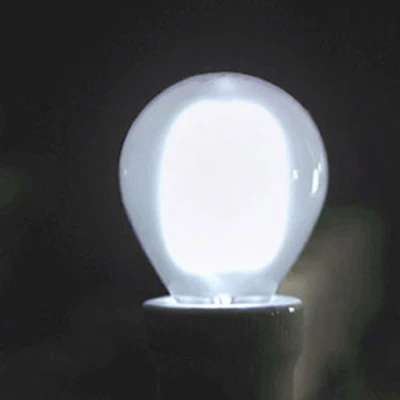 Διακοσμητική λάμπα led Ε14 4W 230V 5800k ψυχρό λευκό φως 360 lumen δέσμης 360° σφαιρική G45 ματ