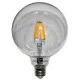 Διακοσμητική λάμπα led Globe E27 Ø125mm 8W 230V 2800k θερμό λευκό φως 1030lm σφαιρική διάφανη