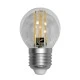 Διακοσμητική λάμπα led filament Ε27 4W 230V 2800k θερμό λευκό φως 420lm σφαιρική G45 διάφανη Διακοσμητική λάμπα led filament Ε27 4W 230V 2800k θερμό λευκό φως 420lm σφαιρική G45 διάφανη