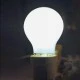 Διακοσμητική λάμπα led αχλάδι E27 6W 230V 5800k ψυχρό λευκό φως 650lm Α60 COG ματ