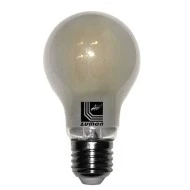 Διακοσμητική λάμπα led αχλάδι E27 6W 230V 5800k ψυχρό λευκό φως 650lm Α60 COG ματ