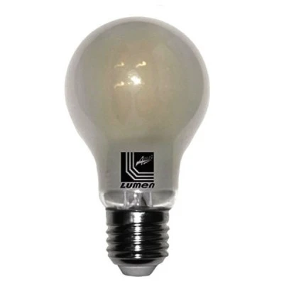 Διακοσμητική λάμπα led αχλάδι E27 6W 230V 5800k ψυχρό λευκό φως 650lm Α60 COG ματ