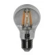 Διακοσμητική λάμπα led αχλάδι E27 ισχύος 6W 230V 2800k θερμό λευκό φως 700lm Α60 COG διάφανη