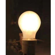Διακοσμητική λάμπα led E27 αχλάδι ισχύος 4W 230V 2800k θερμό λευκό φως 470lm Α60 COG ματ