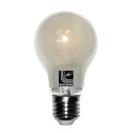Διακοσμητική λάμπα led E27 αχλάδι ισχύος 4W 230V 2800k θερμό λευκό φως 470lm Α60 COG ματ