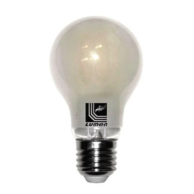 Διακοσμητική λάμπα led E27 αχλάδι ισχύος 4W 230V 2800k θερμό λευκό φως 470lm Α60 COG ματ