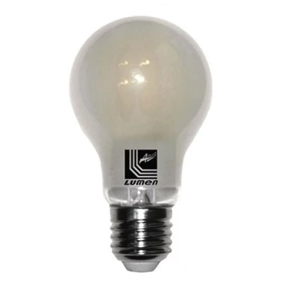 Διακοσμητική λάμπα led αχλάδι Α60 E27 6W 230V 5800k ψυχρό λευκό φως 760lm COG ματ