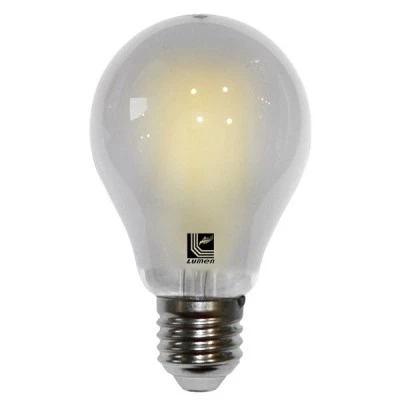 Διακοσμητική λάμπα led αχλάδι E27 8W 230V 5800k ψυχρό λευκό φως 1100lm Α60 COG ματ