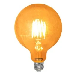 Λάμπα led dream fillament E27 G125 4W 230V κίτρινο φως δέσμης 360° enjoy simplisity 15000h