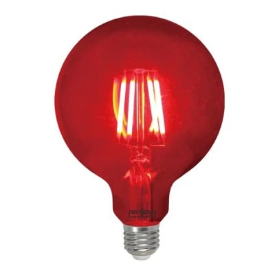Λάμπα led dream fillament E27 G125 4W 230V κόκκινο φως δέσμης 360° enjoy simplisity 15000h
