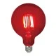Λάμπα led dream fillament E27 G125 4W 230V κόκκινο φως δέσμης 360° enjoy simplisity 15000h