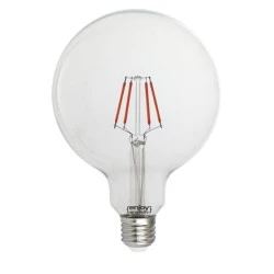 Λάμπα led dream fillament E27 G125 4W 230V κόκκινο φως δέσμης 360° enjoy simplisity 15000h